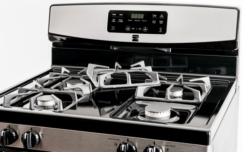 Kenmore 74033 Cooktop with grates removed