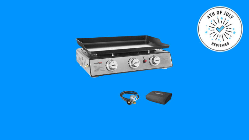 A portable griddle.
