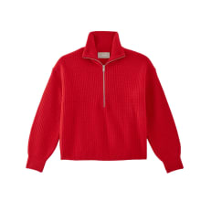 Product image of Everlane Felted Merino Half-Zip Sweater