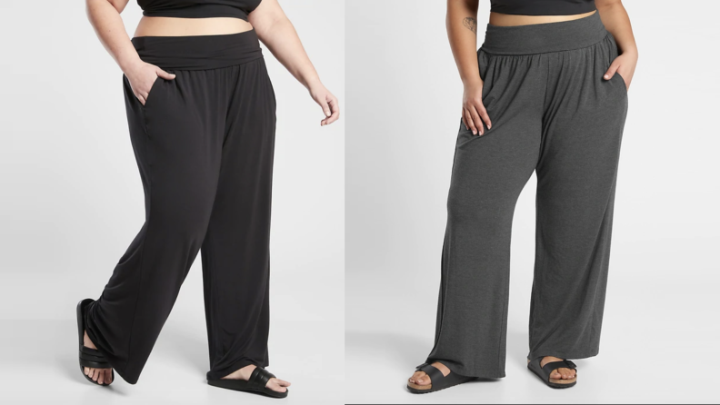 Athleta Studio Wide Leg Pants