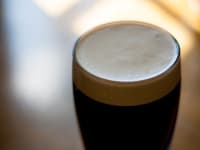 A dark beer