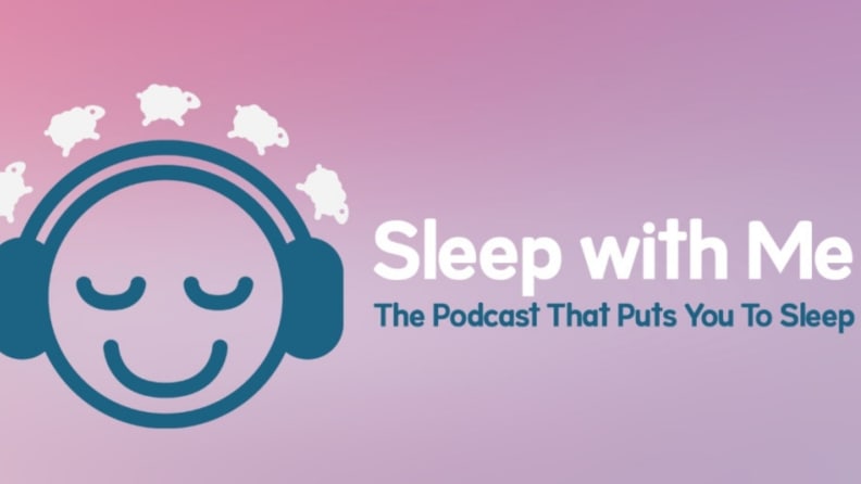 logo of sleep with me podcast