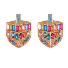 Product image of Baublebar Crystal Dreidel Stud Earrings