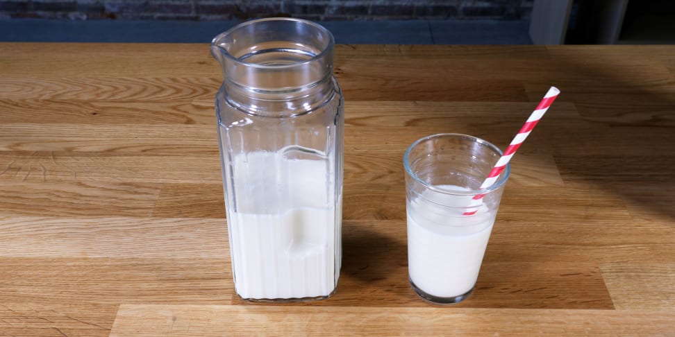 Homemade almond milk