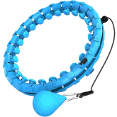 Trisens Smart Weighted Hoola Hoop New 2022Adjustable Weight Auto-Spinning Ball Hula Hoop& Detachable Knots with Massage Abdomen Exercise Fitness Hoops Weight Loss Hoola Hoops 