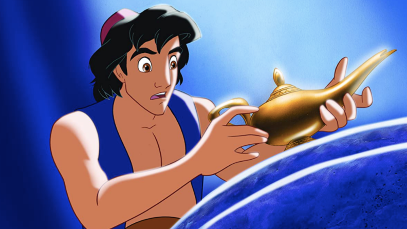 A scene from "Aladdin"