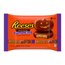 Product image of Reese's Milk Chocolate Peanut Butter Pumpkins Halloween Candy Pack