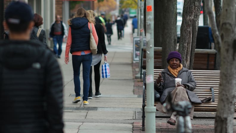 The Samsung 85mm f/1.4 lens isn't as fast as the kit lens, but it can still be a useful street shooting lens.