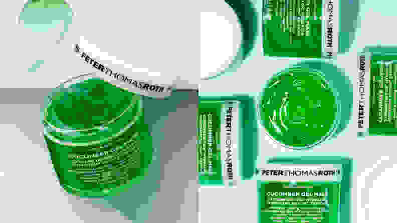 The Peter Thomas Roth Cucumber Gel Mask Extreme Detoxifying Hydrator.