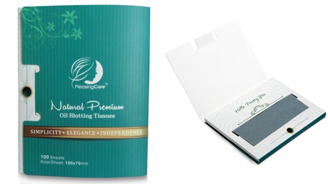 Natural Bamboo Charcoal Oil Absorbing Tissues