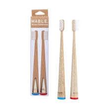 Product image of MABLE Bamboo Toothbrush Two Pack, Soft Bristle