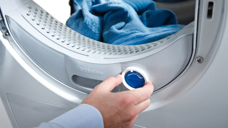 A Miele compact ventless dryer