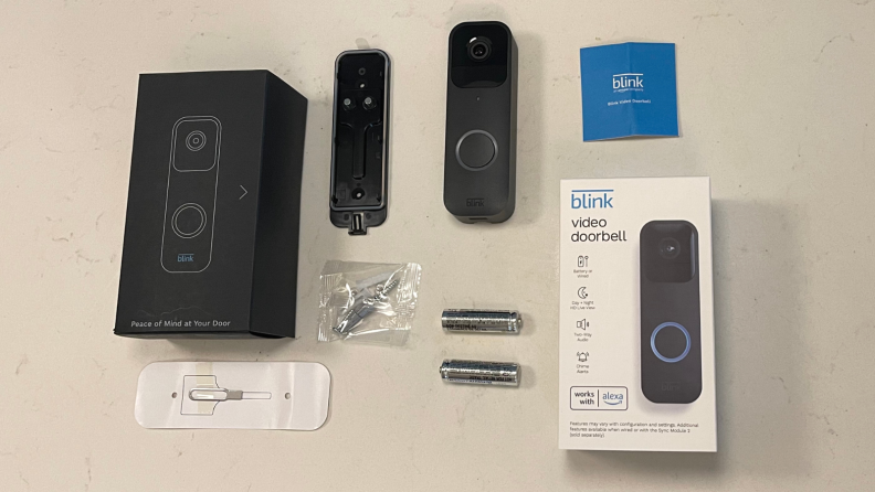 Unboxing of the Blink Video Doorbell