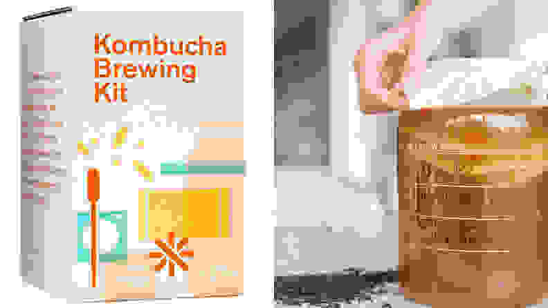 A kombucha kit available on Amazon