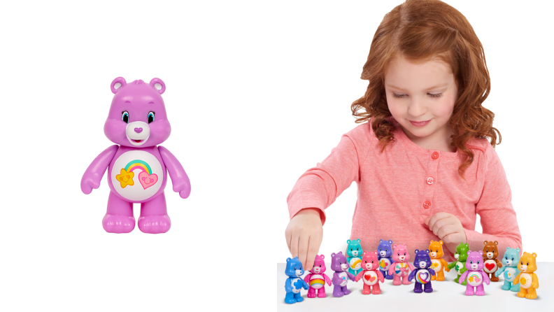 All your favorite adorable Care Bears in a 14-piece set.