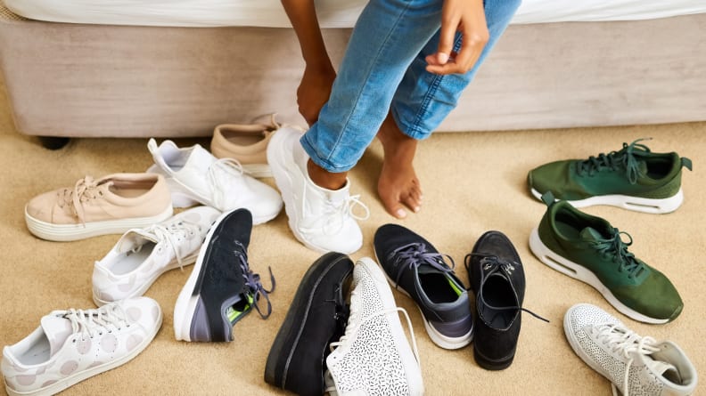 Trying on Shoes