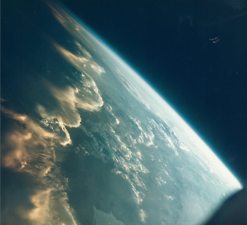 Sunset over the Andes, Gemini 7, December 1965