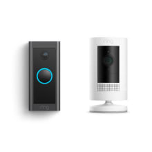 Product image of Ring Video Doorbell Wired with Ring Stick Up Cam