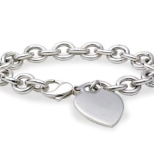 Product image of Heart-Tag Bracelet In Sterling Silver