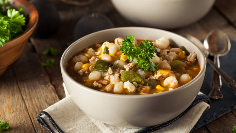 Soak the beans the night before can ensure tenderness and reduce cook time.