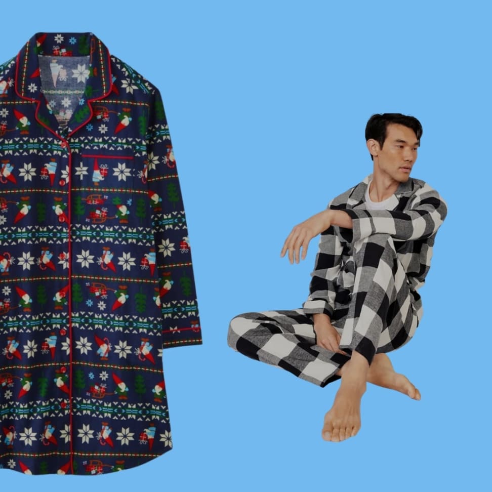 Bright Plaid Hood Pajamas - Wintergreen in Women's Flannel Pajamas, Pajamas  for Women