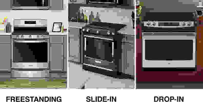 Freestanding vs Slide-in vs Drop-in ranges`