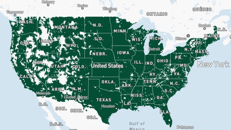 Tello Mobile coverage map