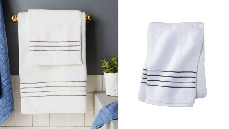 Target's luxury stripe towels