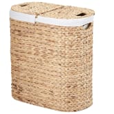 Product image of Seville Classics Premium Natural Handwoven Portable Laundry Bin
