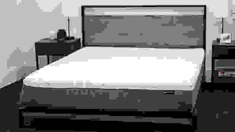 serta mattress on bedframe