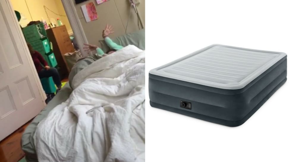 I Slept On A Budget Up Mattress, Can You Use Air Mattress On Bed Frame