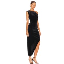 Product image of Norma Komali Drop Shoulder Side Drape Gown
