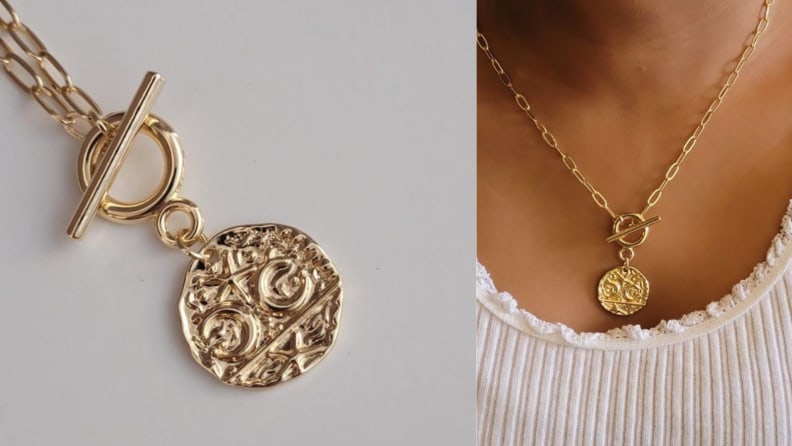 gold necklace