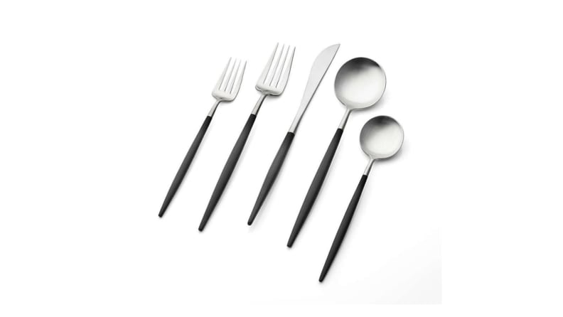 Aero Black Flatware 5-Piece Place Setting + Reviews