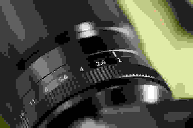 The Fujinon 90mm f/2 has a manual aperture ring as well.