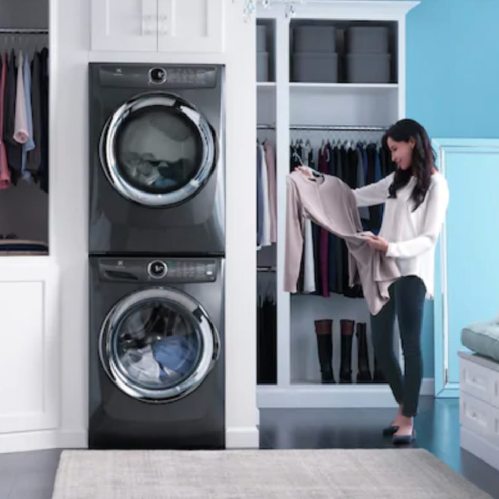 Colored stackable washer and dryer discount