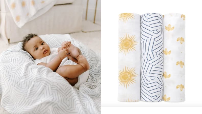 Aden & Anais Silky Soft Swaddle Blankets
