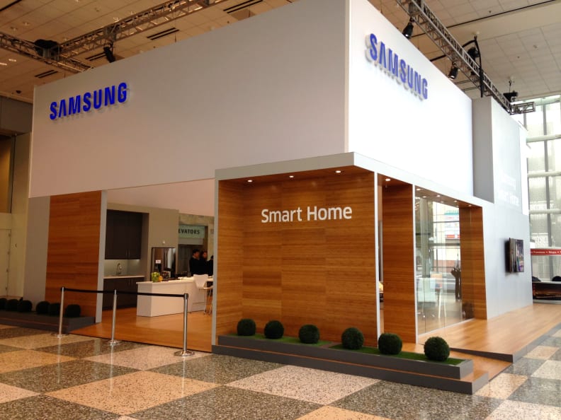 The Samsung Smart Home demo booth