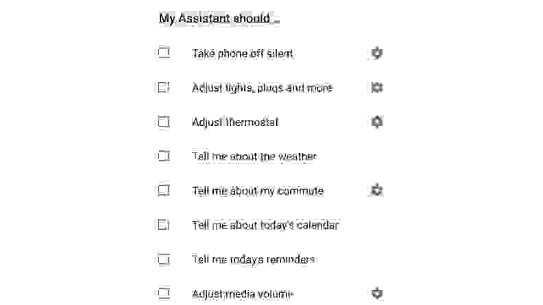 Google Routines My Assistant Should