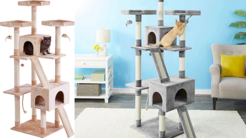 Cat tree? More like a cat palace!