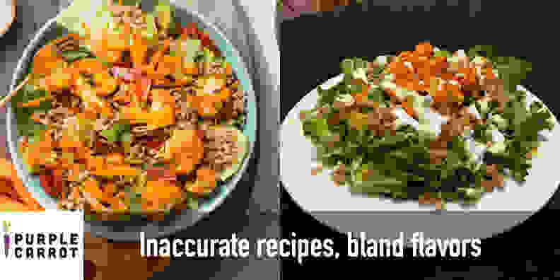 Purple Carrot meal comparison