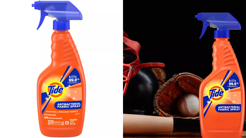 Tide fabric spray is ideal for clothes that can't be washed every day.