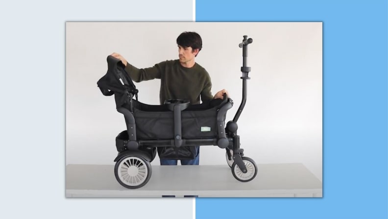 A person handling the Joey Wagon.