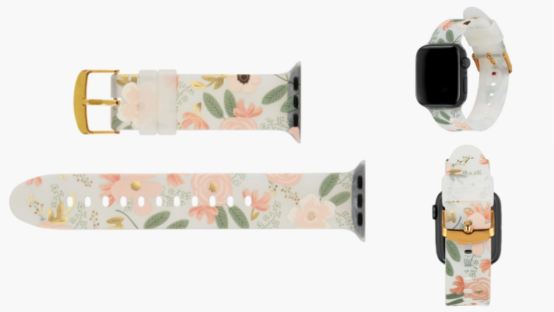 Floral watch band.