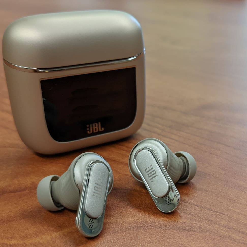 JBL Tour Pro 2 (Black) - True Wireless Noise Cancelling Earbuds, Small