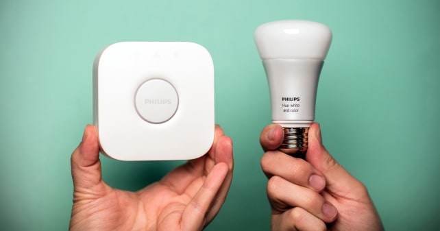 Philips Hue smart bulb