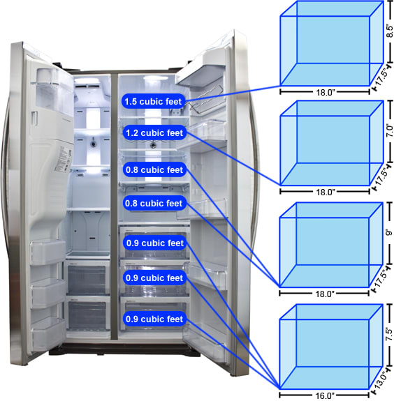 Samsung RSG257AARS Storage