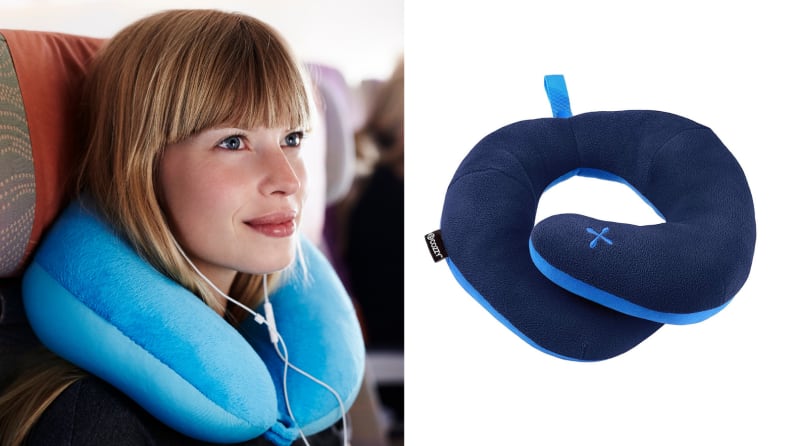 A travel pillow allows to you take a comfortable nap on the plane.