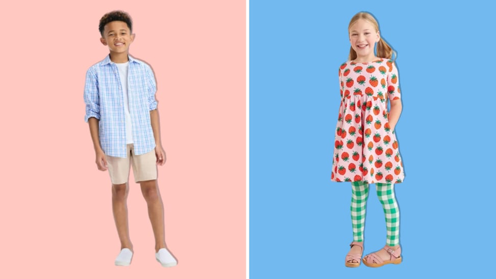 places to shop for the perfect first-day-of-school outfit including Target and Hanna Andersson