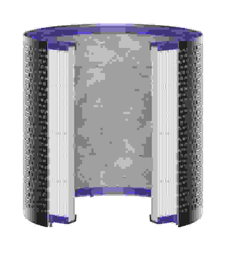 The Dyson Pure Cool air purifier uses a HEPA filter.
